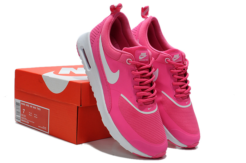 nike air max 87 90 chaussures femmes rose blanc (3)